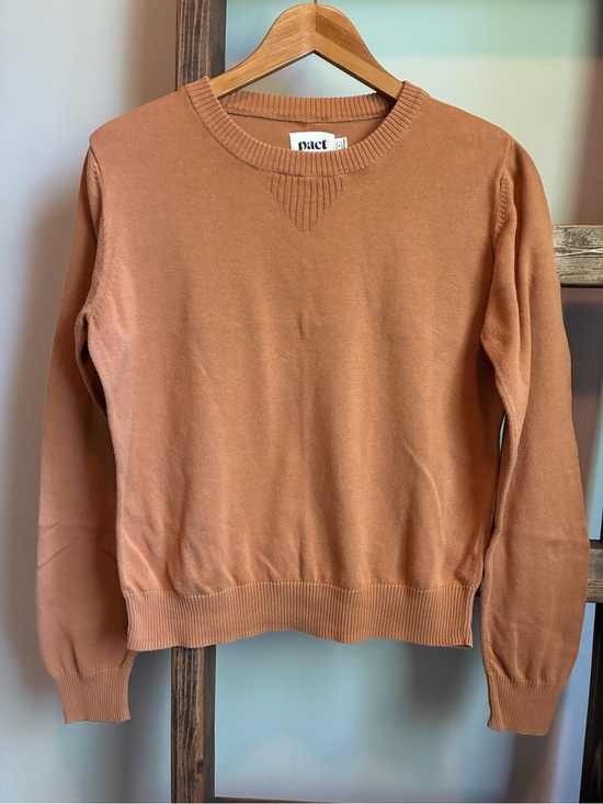 Pact Organic Sweaters - Pact Organic Cotton Knit Sweater – Camel – Size M